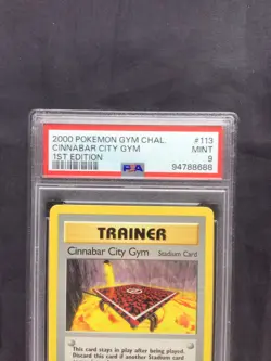 Pokemon: Gym Challenge 1st Edition Uncommon: Cinnabar City Gym 113/132 PSA 9 - Image 3