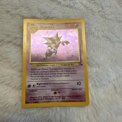 Pokemon TCG Haunter Fossil 6 Holo Unlimited Holo Rare - Image 1