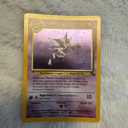 Pokemon TCG Haunter Fossil 6 Holo Unlimited Holo Rare - Image 3