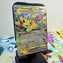 Pokemon Surging Sparks Pikachu EX 057/191 Holo Double Rare NM - Image 2