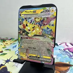 Pokemon Surging Sparks Pikachu EX 057/191 Holo Double Rare NM - Image 3