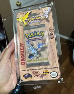 Pokemon Booster Blister Pack Acrylic Case Case *With logo* - Image 2