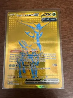Pokemon TCG Prismatic Evolutions Iron Leaves ex 176/131 Hyper Rare - Image 1