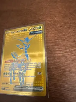 Pokemon TCG Prismatic Evolutions Iron Leaves ex 176/131 Hyper Rare - Image 2