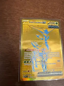 Pokemon TCG Prismatic Evolutions Iron Leaves ex 176/131 Hyper Rare - Image 3
