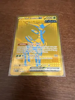 Pokemon TCG Prismatic Evolutions Iron Leaves ex 176/131 Hyper Rare - Image 4