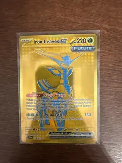 Pokemon TCG Prismatic Evolutions Iron Leaves ex 176/131 Hyper Rare - Image 5