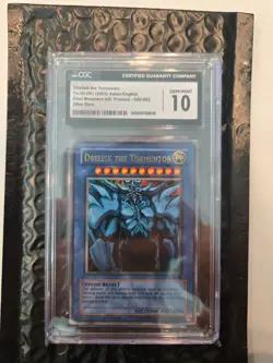 Yu-Gi-Oh! Obelisk The Tormentor Worldwide Edition Promos GBI-002 CGC 10 PSA 10 - Image 1