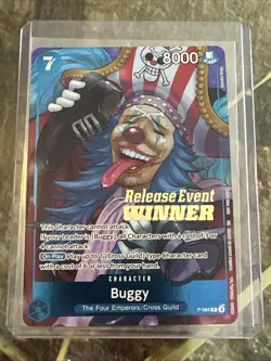 Buggy P-084 Release Event Winner Promo One Piece English NM - Image 1
