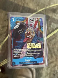 Buggy P-084 Release Event Winner Promo One Piece English NM - Image 2