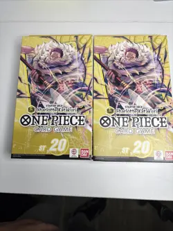 2 Bandai One Piece Starter Deck ST-20 - YELLOW CHARLOTTE KATAKURI 2 Decks - Image 1