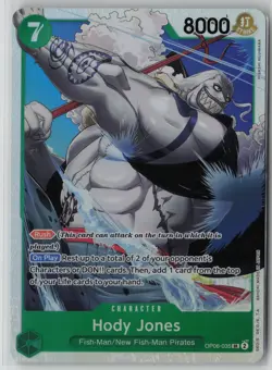 Hody Jones (035) OP06-035 One Piece Wings of the Captain Super Rare Near Mint - Image 1