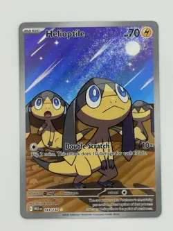 Helioptile 143/132 Mega Evolution Pokemon Card Near Mint - Image 1