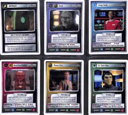 Star Trek CCG 1st Anthology complete set of 6 exclusive cards - Image 2