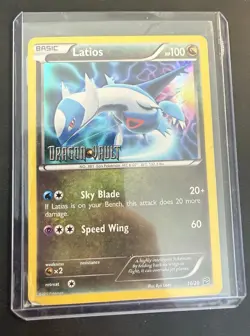 Latios 10/20 BW Dragon Vault Holo Reverse Rare Promo Stamped Pokemon Card TCG LP - Image 1