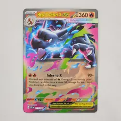 Mega Charizard X ex 013/094 Double Rare Holo Phantasmal Flames Pokemon TCG Card - Image 1