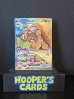 Arvens Mabosstiff EX 235/182 Destined Rivals Full Art Card Pokemon TCG - Image 1