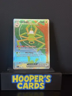 Pokemon Spidops EX TCG Full Art Rare Holo Card 243/198 Scarlet Violet Base Set - Image 1