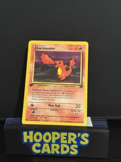 Pokemon Card Charmander Team Rocket 1st Edition Common 50/82 WOTC - Image 1