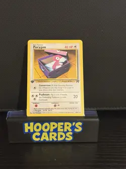 Porygon 48/82 1st Edition Team Rocket Uncommon Pokemon Card - Image 1