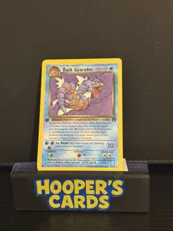 Pokemon TCG Dark Gyarados Non Holo Card Team Rocket First Edition - Image 1