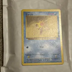 Pokemon Card Staryu 1st Edition Base Set Common 65/102 - Image 2