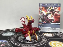 Bakugan BakuTech Pyrus Gren Dragaon Dragonoid & Ability Card Japan Import Rare - Image 1