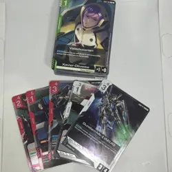 Gundam Card Game Card Lot 5x Rare Holo And 44 Non Holo - Image 1