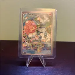 Pokemon Castform Sunny Form Full Art Holo Illustration Rare 195/191 Card - Image 1