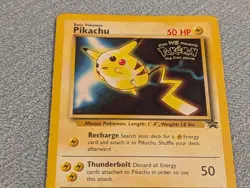 Pikachu Black Star Promo Card No.4 Kids WB Presents POKEMON The First Movie! - Image 2