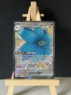 Pokemon Card Glimmora Ex 218/091 Shiny Ultra Rare Paldean Fates Near Mint - Image 1