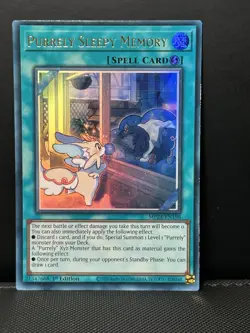 MP24-EN198 Purrely Sleepy Memory : Ultra Rare Card : 1st Edition : YuGiOh TCG - Image 1