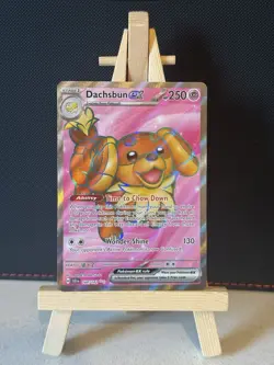 Dachsbun ex 160/142 Stellar Crown (SCR) NM Full Art Pokemon Card - Image 1