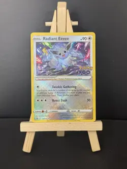 Pokemon TCG Radiant Eevee SWSH230 Black Star Promo Card NM Condition - Image 1