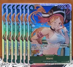 One Piece Card Game - Nami - OP14-031 (SR) - The Azure Sea’s Seven - English - Image 1