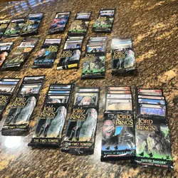 LORD OF THE RINGS LOTR ccg Open Packs Mixed Cards 22 Packs - Image 1