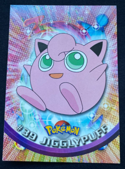 Jigglypuff #39 Topps Pokemon Card - Topps Blue Logo TV Animation Edition NM/LP - Image 1