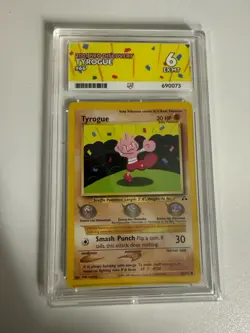PSA 9 Tyrogue - 66/75 - Common - Neo Discovery Pokemon Card. Population 1. Pop 1 - Image 1