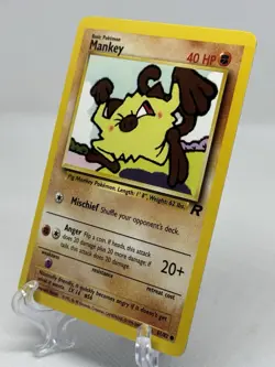 MANKEY - 61/82 - Team Rocket - Pokemon Card - NM - Image 1