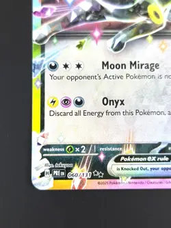 Umbreon Ex 060/131 Prismatic Evolutions Holo Pokemon Art Card - NM - Image 5