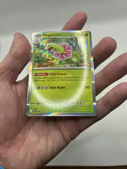 MEP #001 Meganium Mega Evolution Prerelease Stamped Promo Holo Card Pokemon TCG - Image 5