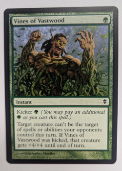 Magic Mtg Zendikar Vines of Vastwood near mint - Image 1