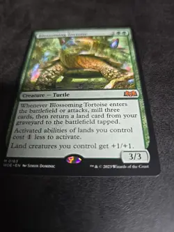 Blossoming Tortoise Wilds of Eldraine Regular Near Mint - Image 1