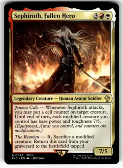 Sephiroth, Fallen Hero R Commander: FINAL FANTASY 92 NM - Image 1