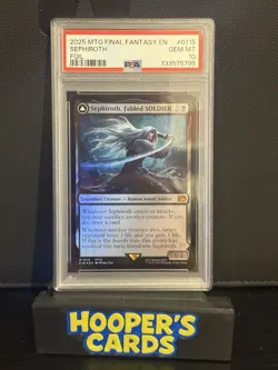 Magic MTG- Sephiroth, Fabled SOLDIER Foil - Graded PSA GEM MT 10 - Final Fantasy - Image 1