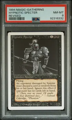1994 MTG REVISED HYPNOTIC SPECTER PSA 8 - Image 1