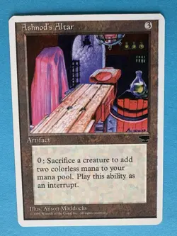 MTG Ashnod's Alter Artifact - Chronicles 1995 LP - Image 3