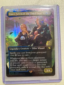 MtG: Emet-Selch of the Third Seat (Borderless) - Chocobo Track Foil [FIC 0473] - Image 1