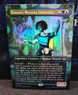 magic the gathering - FOIL!! - Zimone, Mystery Unraveler - Legendary Creature - Image 1