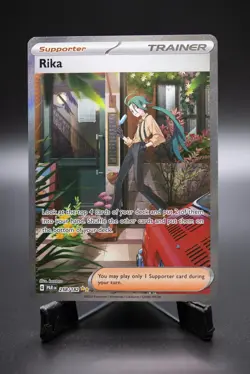 Rika 258/182 • Illustration Rare • PAR EN • Full Art Trainer • Pokemon TCG - Image 1